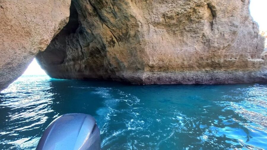 From Portimão: Algar de Benagil and Sea Caves Boat Tour - Praia da Marinha and the coastal finale