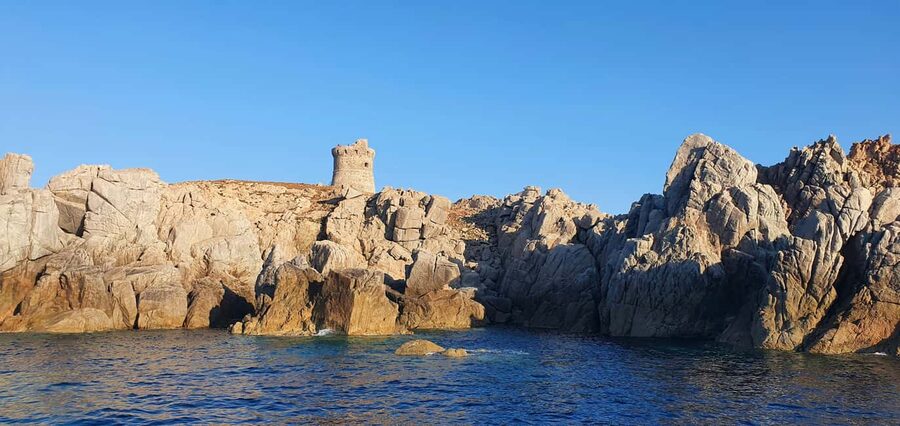 From Sagone/Cargèse: Piana Sea Caves & Snorkeling Boat Tour - The Calanques de Piana from below