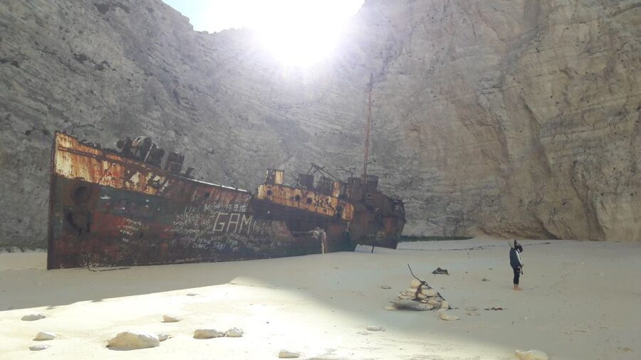From St.Nikolaos: Boat Cruise to Navagio Beach & Blue Caves - Meeting at Orizodes Restaurant