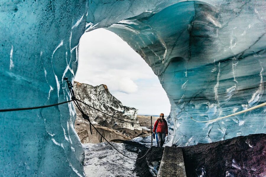 From Vik: Katla Ice Cave and Super Jeep Tour - Crossing Mýrdalssandur toward Mýrdalsjökull