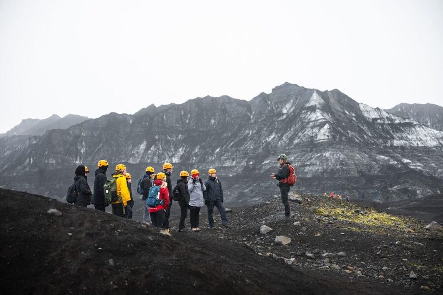 From Vik: Katla Ice Cave and Super Jeep Tour - The short walk onto the glacier