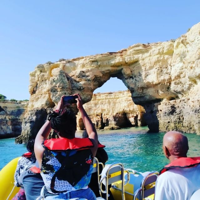 From Vilamoura: 2.5-Hour Benagil Cave and Dolphins Boat Tour - What the crew adds to the trip