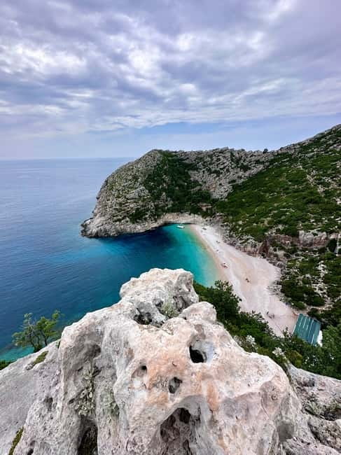 From Vlore: Blue Cave and Grama Bay Adventures - Grama Bay is the day’s main reward
