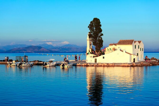 Full-Day Boat Tour of Paxos Antipaxos Blue Caves from Corfu - Sailing from Corfu past the Old Fortress
