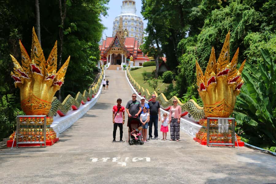 Full-Day Temple Tour Including Dragon Cave from Khao Lak - Bang Rieng Temple: Phang Nga from above