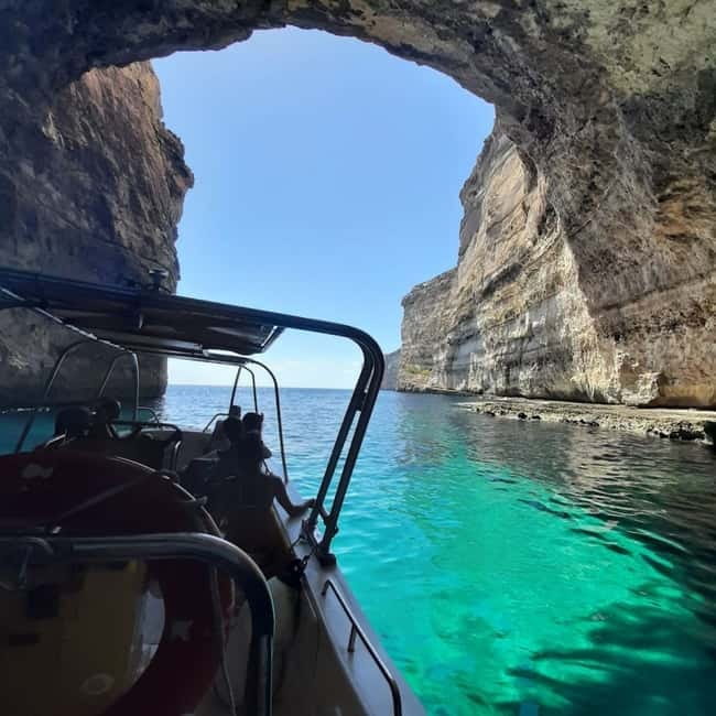 Gozo: 20-Minute Cave Tour and Blue Lagoon Stop - A Speedboat That Goes Inside Santa Maria Caves