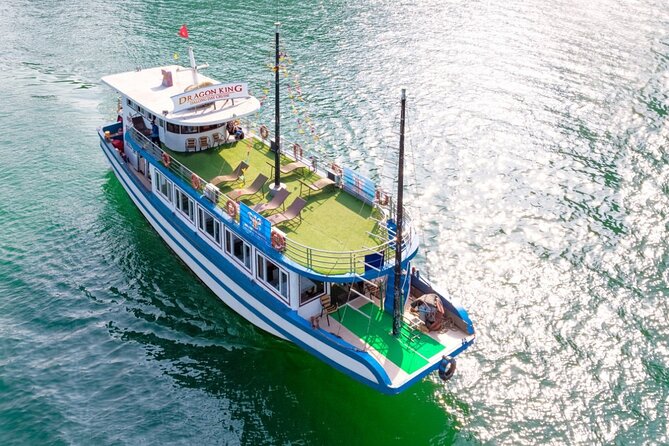 Halong Bay Day Tour With Titop Island, Cave, Kayak & Lunch - Titop Island: 400 steps or a swim