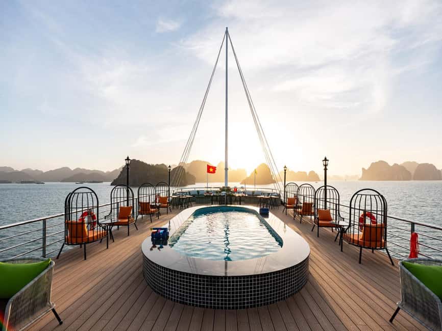 Halong Bay: Luxury Day Cruise, Caves, Kayak & Buffet Lunch - Key points at a glance