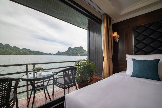 Halong Pandora 5 Star Cruise 2D1N-All Inclusive, cave, transfer - Boarding the cruise and seeing Lan Ha Bay