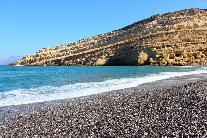 Heraklion: Matala Beach, Hippie Caves & Odigitria Monastery - Four free hours at Matala Beach