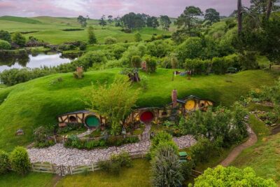 Hobbiton & Waitomo Caves Guided Tour from Auckland with Lunch