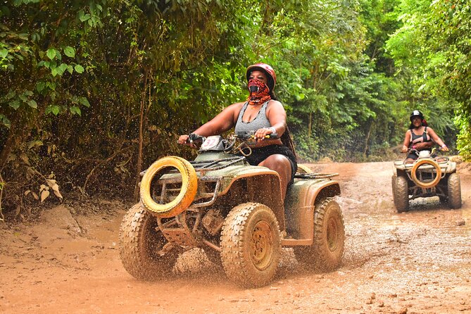 Horseback Riding plus ATV, Cenote, Ziplines, and Lunch - The ATV route is muddy, controlled, and not a race