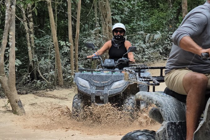 Jade Caverns and Mayan Village Cozumel ATV TOUR - Jade Cenote and the famous platform jump