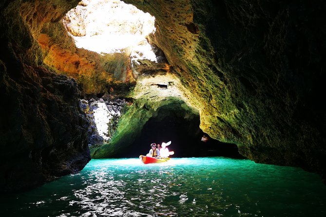 Kayak Benagil Cave with 1st kayak tour company - Sea conditions, boat traffic, and physical effort