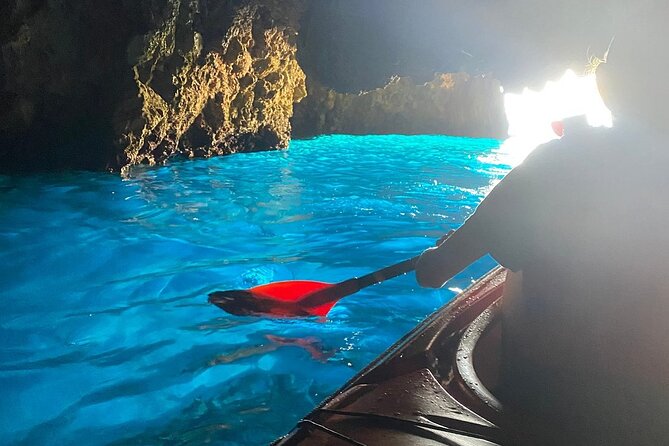 Kayak Trip to Hidden blue Cave, with lunch & fruits. - Why this Lefkada kayak trip is worth your morning