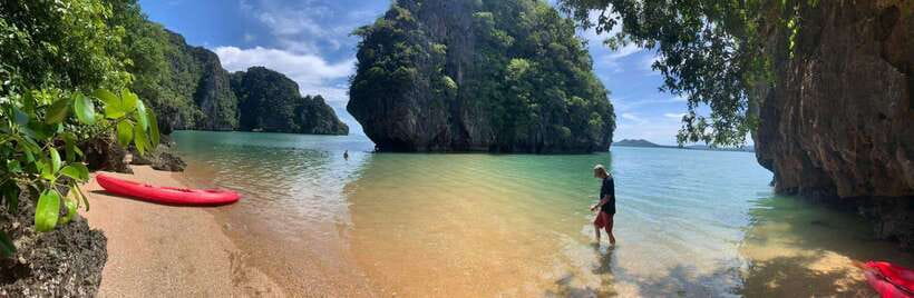 Ko Lanta: Half-Day Kayaking, Talabeng, Sea Cave & Mangrove - Koh Phee and the Ghost Cave viewpoint