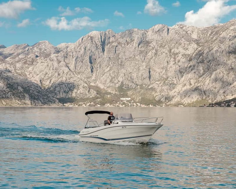 Kotor: Bay of Kotor and Blue Cave Speedboat Tour - The Blue Cave swimming stop