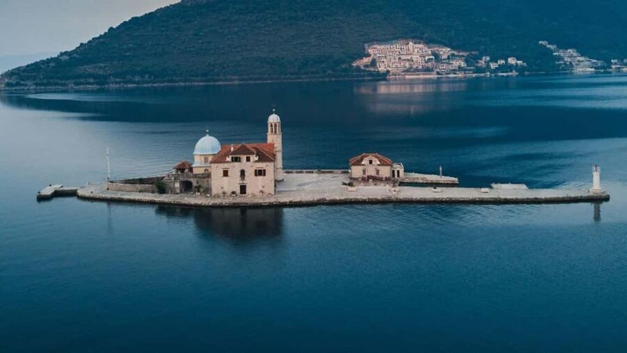 Kotor: Blue Cave & Our Lady of The Rocks & Submarine Base - The return ride through Porto Novi