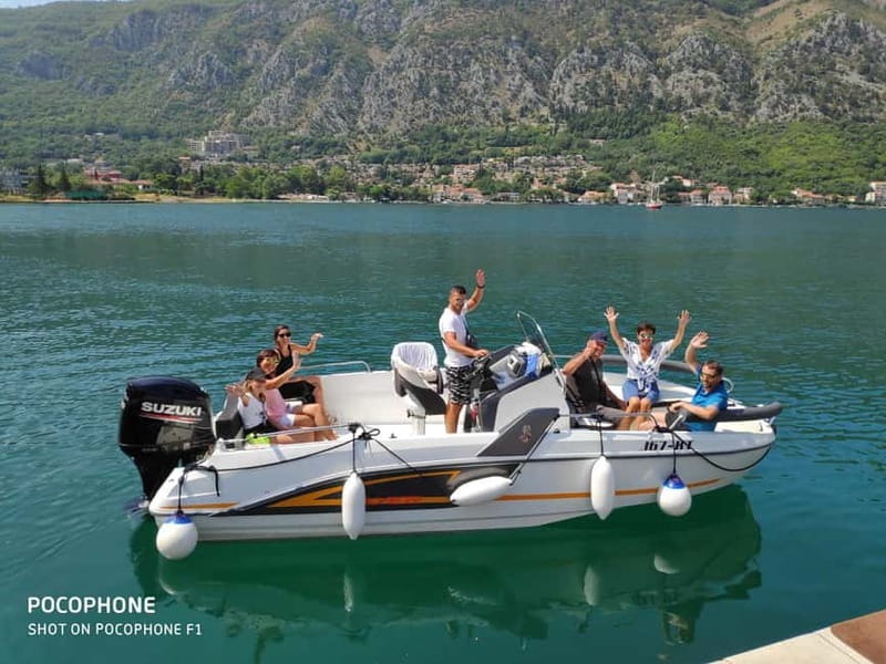 Kotor: Blue Cave with Kotor Bay Island and Submarine Tunnels - A fast route through Kotor Bay and beyond