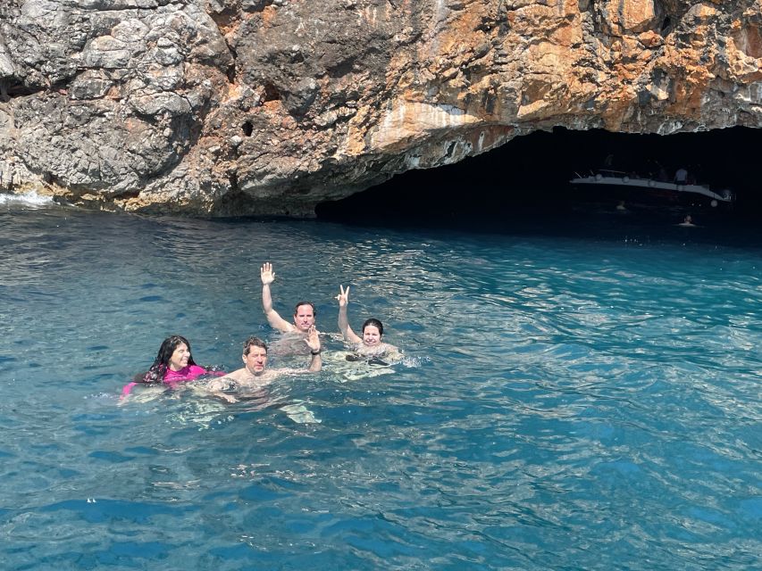 Kotor: Boat Cruise with Blue Cave Swim and Submarine Base - The first run across the bay