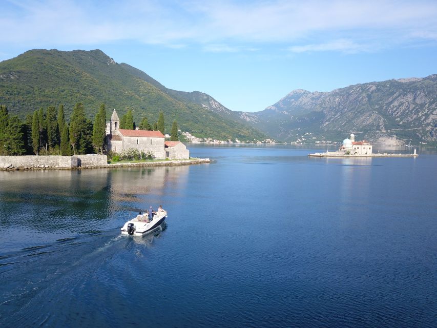 Kotor: Boat Cruise with Blue Cave Swim and Submarine Base - Swimming near the Blue Cave