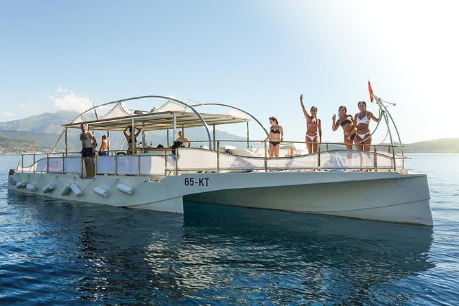Kotor Cruise: Perast, Our Lady of The Rocks, Mamula, Blue Cave, Porto Montenegro - Champagne, rakija, fruit, and the social side of the day