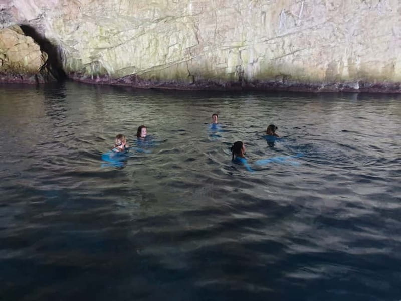 Kotor: Speedboat Tour to Blue Cave and Our Lady of the Rocks - Inside a former Yugoslav submarine tunnel