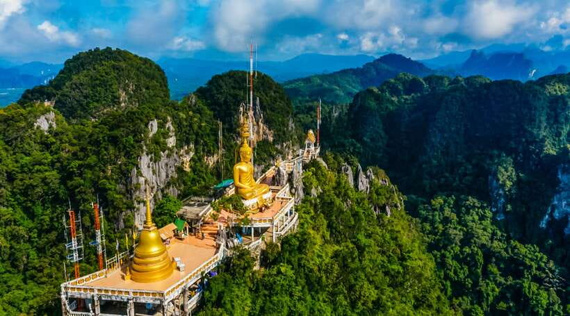 Krabi: Tiger Cave Temple, Emerald Pool and Hot Springs Tour - Blue Lagoon: a short walk for photographs