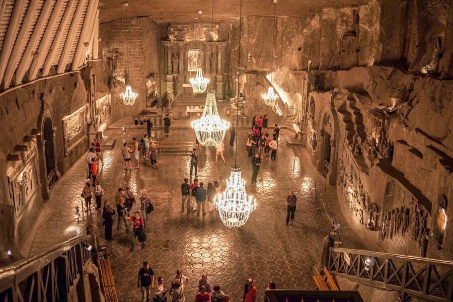 Krakow: Wieliczka Salt Mine Guided Tour - The original miners’ lift back up