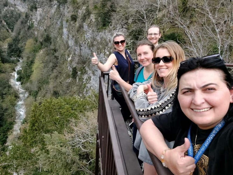 Kutaisi: Martvili & Okatse Canyons & Prometheus Cave Tour - Prometheus Cave and its 1.5-kilometer route
