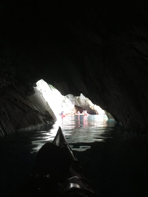 Lefkada: Blue Cave Kayak Tour with a Taste of Greece - The Blue Cave and Peristera Cave