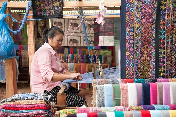 Luang Prabang: Cruise to Pak Ou Caves & Kuang Si Waterfalls - Lunch with a river view and an elephant encounter