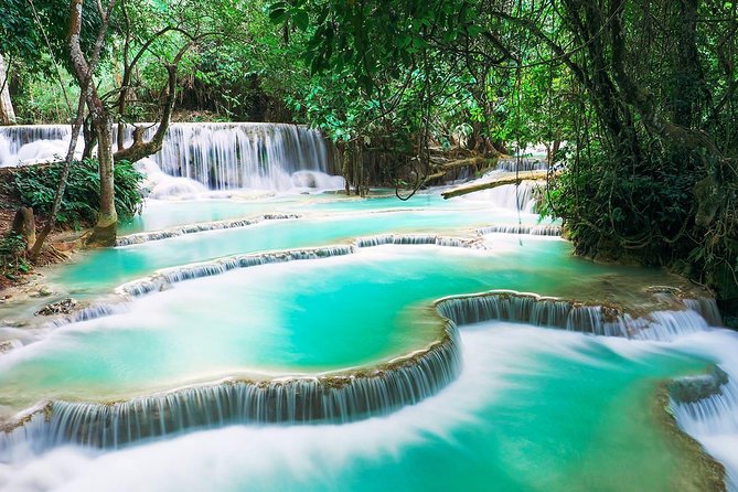 Luang Prabang: Cruise to Pak Ou Caves & Kuang Si Waterfalls - Kuang Si Falls and the morning swim