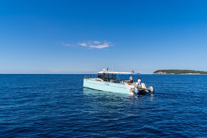 Luxury Blue Cave and Elaphiti Islands Small Group Tour - A comfortable catamaran, but not a full luxury service