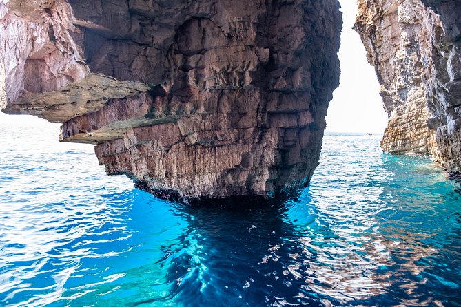 Luxury Blue Cave, Hvar and Vis Boat Tour from Split and Brac - A clear-water break at Budikovac