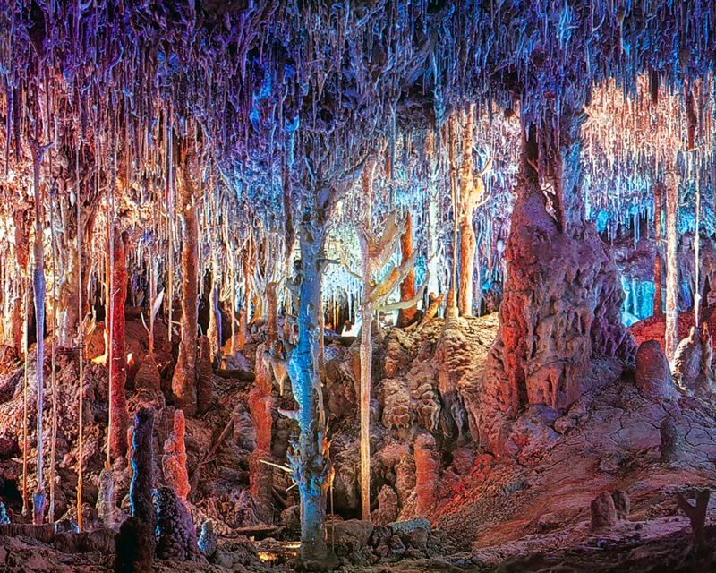 Mallorca: Dinosaurland and Caves of Hams Combined Ticket - Round Cave: a green opening underground