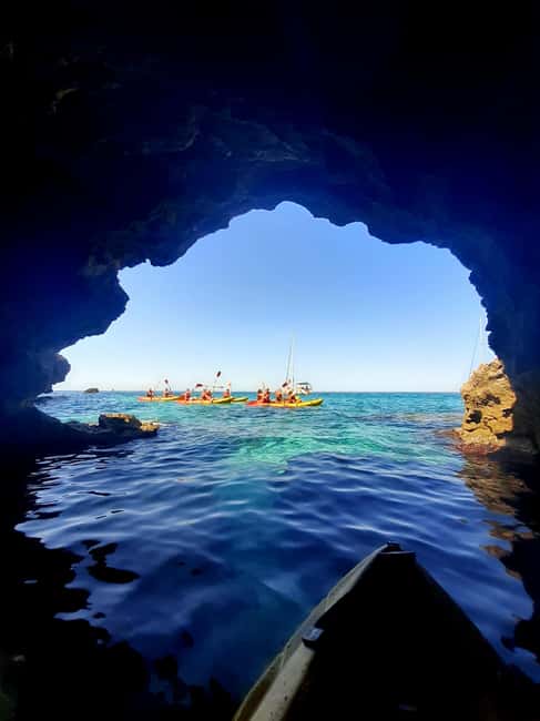 Mallorca: Sea Caves Kayaking Tour, Snorkeling & Snack - From the meeting point to the first paddle