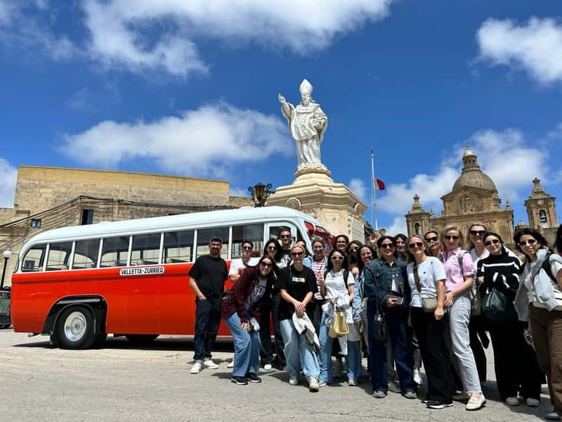 Malta: 5 hr Vintage Bus Tour - Mdina & Blue Grotto inc. food - What this five-hour Malta tour is really like