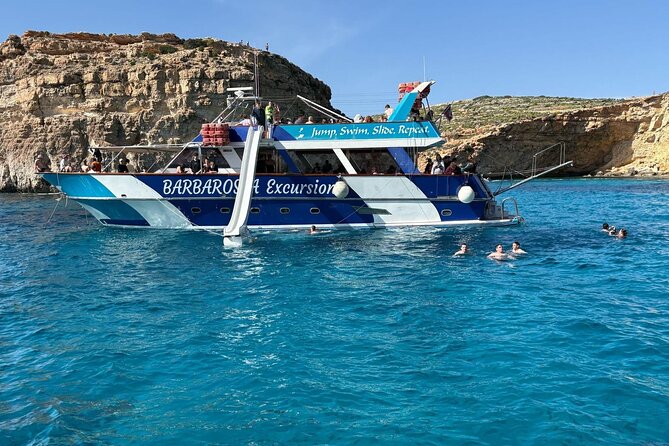 Malta: Blue lagoon, Gozo, Comino & Crystal Lagoon Sea Caves - Crystal Lagoon and the return along Gozo