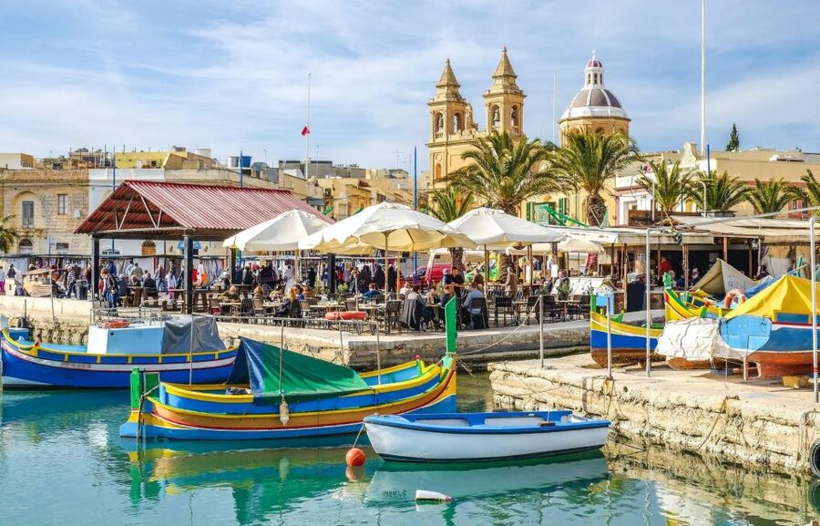 Malta: Marsaxlokk, Blue Grotto, and Qrendi Guided Tour - The Blue Grotto: Malta’s best coastal view on this route