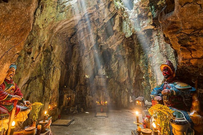 Marble Mountains - Am Phu Cave - Monkey Mountain Sunset tour - Marble Mountains: caves, shrines, and a demanding climb