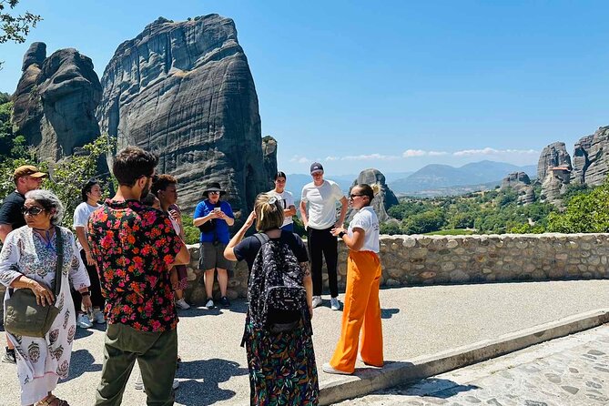 Meteora Monasteries & Caves DayTrip from Athens with Greek Lunch - Kastraki, Kalambaka, and the first view of the rocks