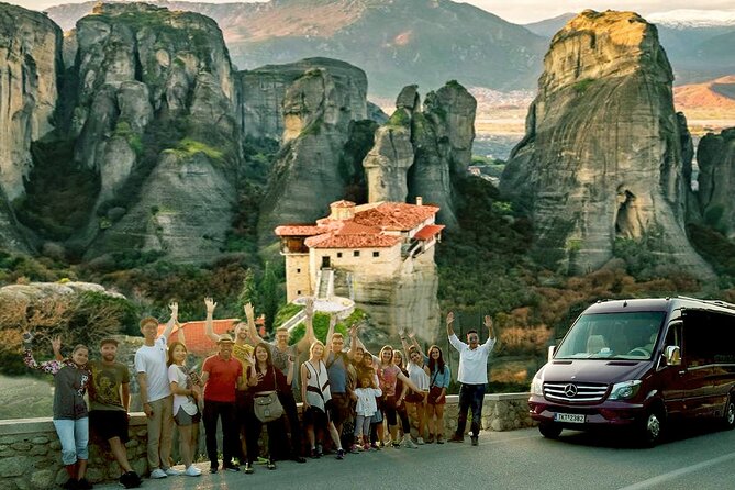 Meteora Monasteries & Caves DayTrip from Athens with Greek Lunch - The Athens to Meteora bus ride