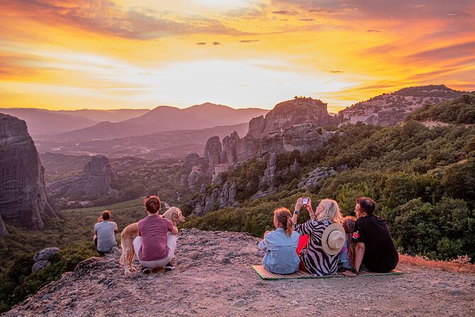 Meteora Sunset with Monastery & Hermit Caves Tour in Small Group - Views of Great Meteoron, Roussanou, and Varlaam