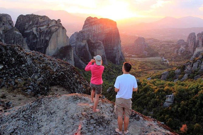 Meteora Sunset with Monastery & Hermit Caves Tour in Small Group - The final sunset viewpoint