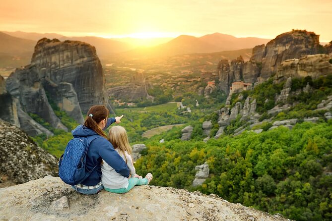 Meteora Sunset with Monastery & Hermit Caves Tour in Small Group - The opening ride through Meteora’s rock pillars
