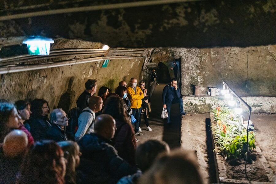 Naples: Naples Underground Entry Ticket and Guided Tour - The Roman Theater beneath modern homes