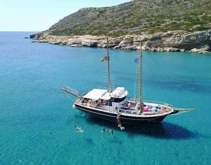 Naxos: Rina Cave-Koufonisi Cruise & Rina Cave Swim with BBQ - Kato Koufonissi brings the first swim and the BBQ