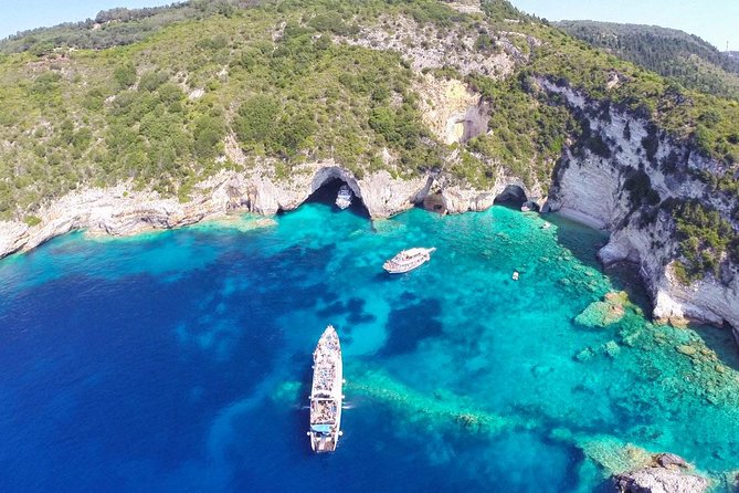 Paxos Antipaxos Blue Caves (Lakka Village) from Corfu - Setting out past Corfu Old Town and Mon Repos
