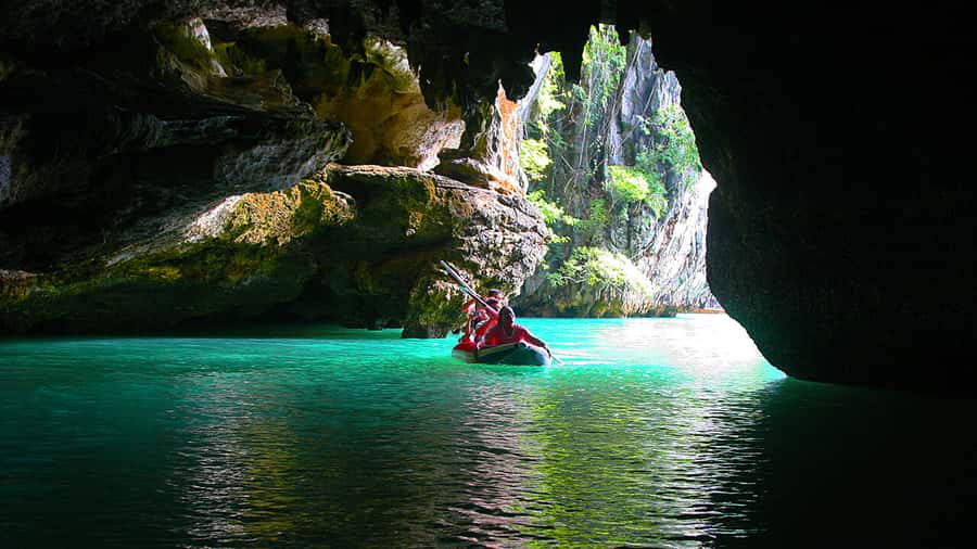 Phuket: James Bond Island by Big Boat with Sea Cave Canoeing - The big boat and the long ride across Phang Nga Bay